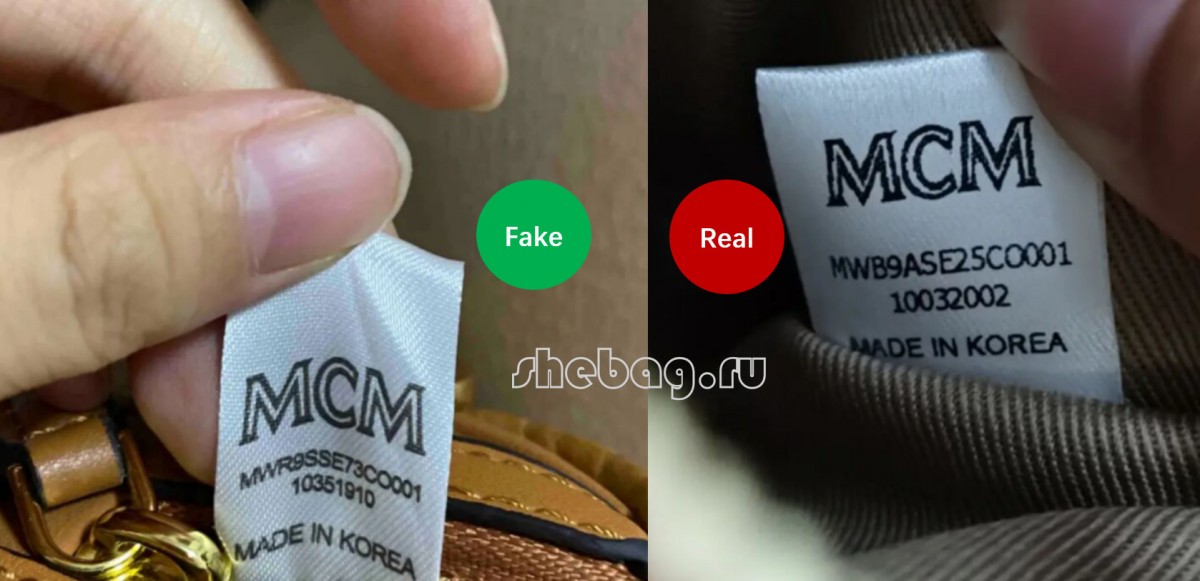 How to spot a fake designer bag?(fake vs real photos): MCM-Best Quality Fake designer Bag Review, Replica designer bag ru