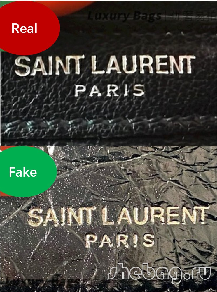 Cum să găsești o geantă de designer falsă? (fotografii false vs reale): YSL (actualizat în 2022)-Magazin online de geanți Louis Vuitton fals de cea mai bună calitate, replică geantă de designer ru