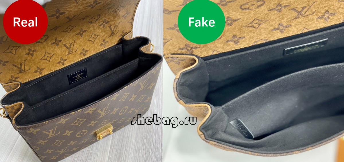 Si të dalloni një çantë stilisti të rremë? (foto të rreme kundrejt fotove reale): Louis Vuitton (2022 i përditësuar)-Dyqani në internet i çantave të rreme Louis Vuitton me cilësi më të mirë, çanta kopjuese ru