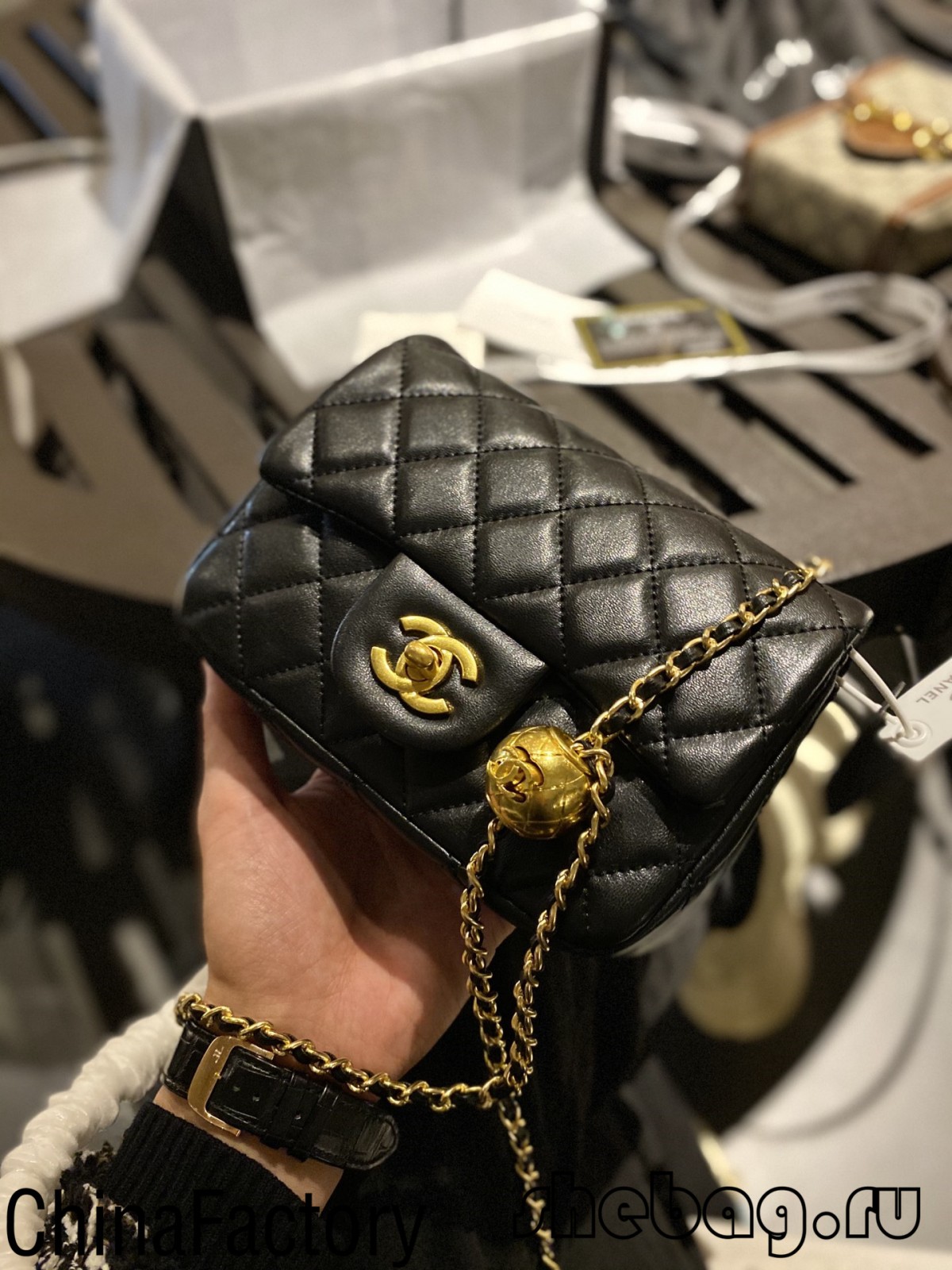 Реплика сумки Chanel в масштабе 1:1: классический клапан с регулируемой цепочкой (2022 Hottest) - Интернет-магазин лучших подделок сумки Louis Vuitton, Реплика дизайнерской сумки ru