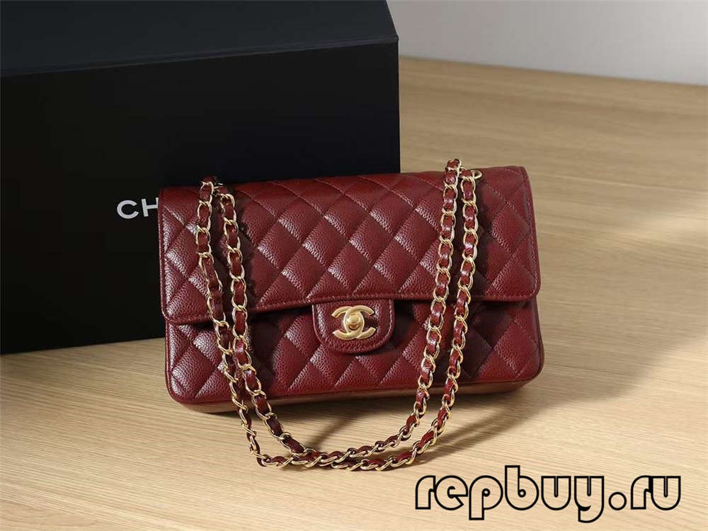 CHANEL Classic Flap top replica bags black gold black silver red gold three colors 25cm contrast (2022 Edition)-Best Quality Fake Louis Vuitton Bag Online Store, Replica designer bag ru