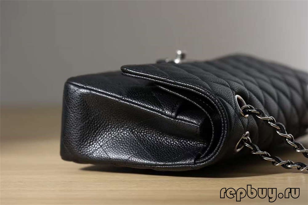 CHANEL Classicc Flap Black Silver Buckle 25cm ടോപ്പ് റെപ്ലിക്ക ബാഗുകൾ (2022 ഏറ്റവും പുതിയത്)-മികച്ച ഗുണനിലവാരമുള്ള വ്യാജ ലൂയിസ് വിറ്റൺ ബാഗ് ഓൺലൈൻ സ്റ്റോർ, റെപ്ലിക്ക ഡിസൈനർ ബാഗ് ru