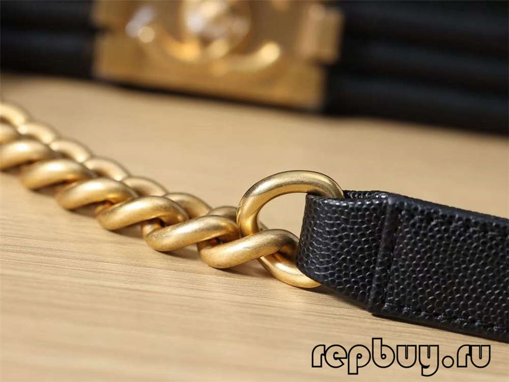 Chanel Leboy top replica handbags small gold buckle chain detail (2022 Latest)-Best Quality Fake Louis Vuitton Bag Online Store, Replica designer bag ru