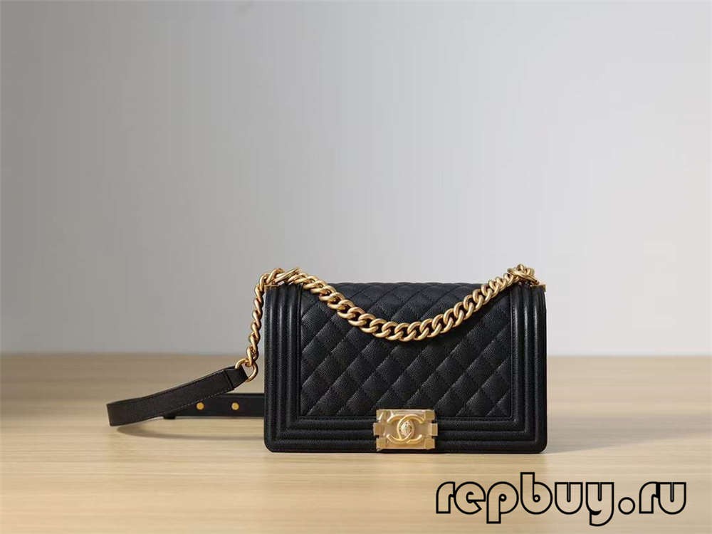 Chanel Leboy Top Replica Handbag Medium Gold Buckle (2022 Edition)-Best Quality Fake Louis Vuitton Bag Online Store, Replica designer bag ru