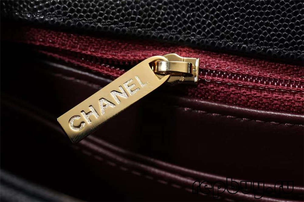 Chanel Coco Handle top replica handbag with black gold buckle hardware and double C logo detail (2022 Latest)-Best Quality Fake Louis Vuitton Bag Online Store, Replica designer bag ru