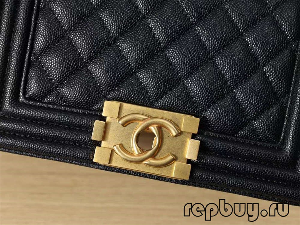 Chanel Le boy top replica handbags small gold buckle detail (2022 Latest)-Best Quality Fake Louis Vuitton Bag Online Store, Replica designer bag ru