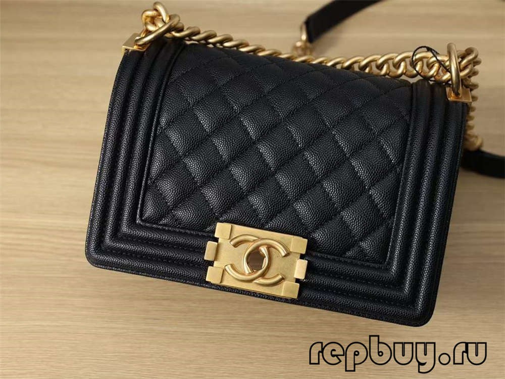 Chanel Le boy top replica handbags small gold buckle detail (2022 Latest)-Best Quality Fake Louis Vuitton Bag Online Store, Replica designer bag ru