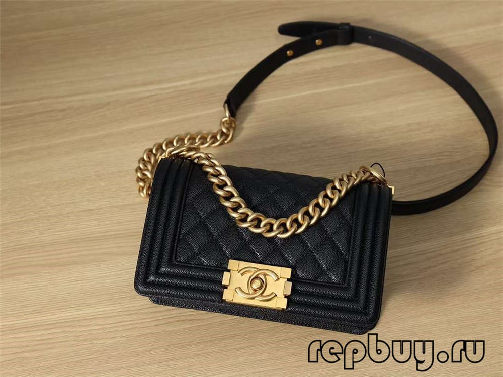 Chanel Le boy top replica handbags small gold buckle detail (2022 Latest)-Best Quality Fake Louis Vuitton Bag Online Store, Replica designer bag ru