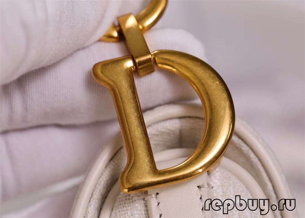 Dior Top Replica Bags White Saddle Bag 21cm Small Craft Details (2022 Latest)-Best Quality Fake Louis Vuitton Bag Online Store, Replica designer bag ru