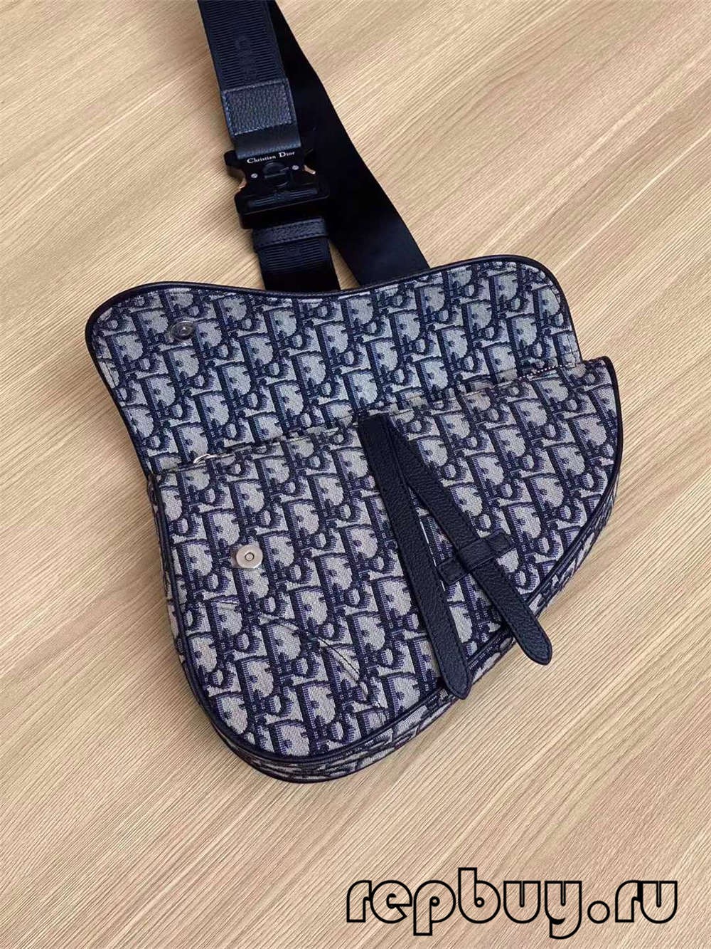 Dior top replica saddle bag black embroidery Oblique print 26cm (2022 Special)-Best Quality Fake Louis Vuitton Bag Online Store, Replica designer bag ru