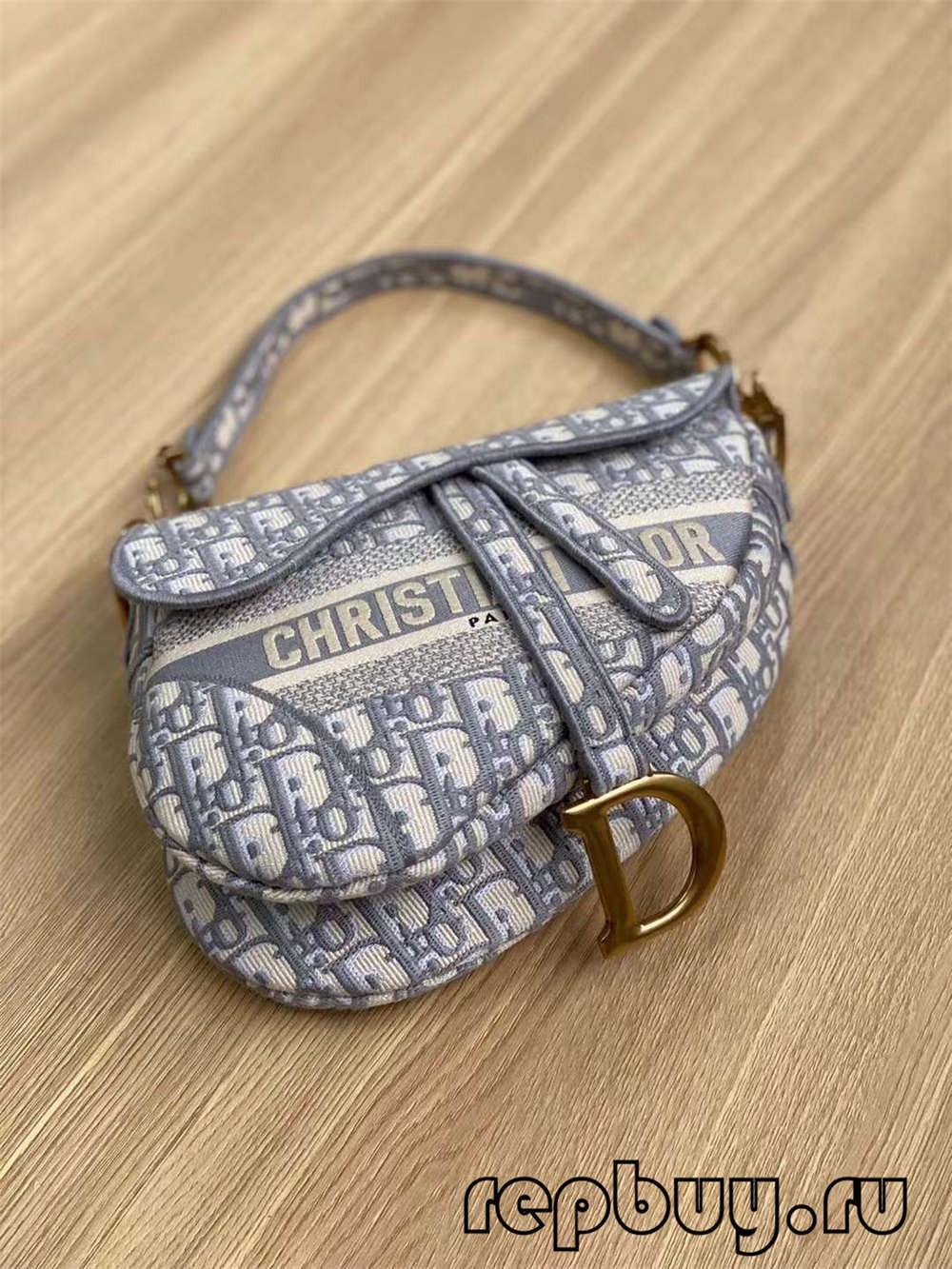 Dior Top Replica Saddle Bag Grey Embroidery Oblique Print (2022 Edition)-Best Quality Fake Louis Vuitton Bag Online Store, Replica designer bag ru