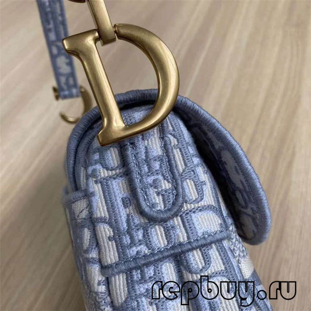 Dior Top Replica Saddle Bag Grey Embroidery Oblique Print (2022 Edition)-Best Quality Fake Louis Vuitton Bag Online Store, Replica designer bag ru