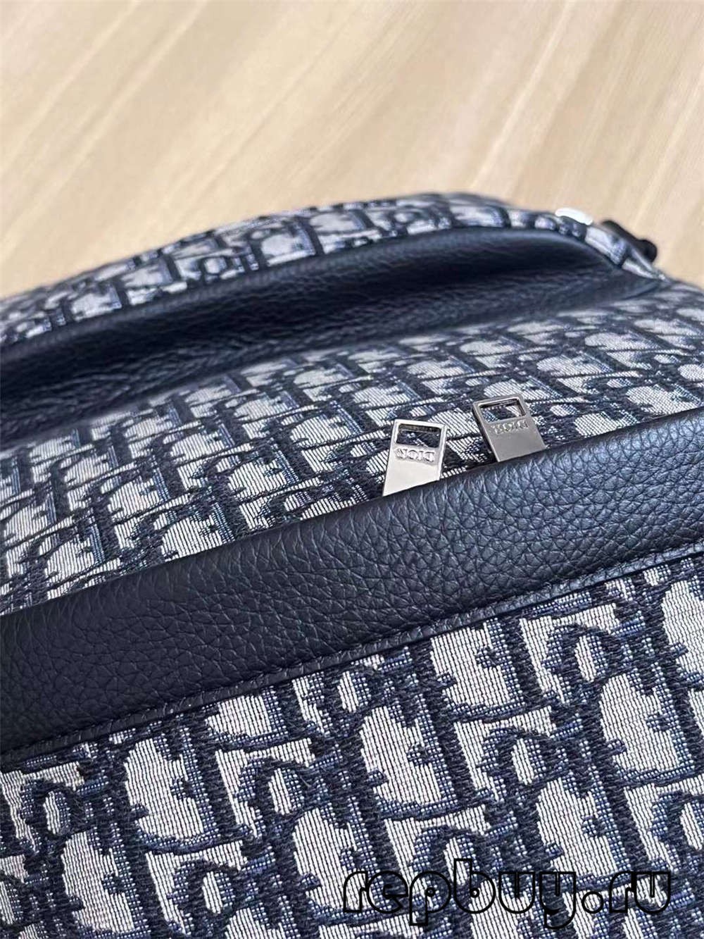 Dior top replica duffel bag blue embroidery Oblique print details (2022 Edition)-Best Quality Fake Louis Vuitton Bag Online Store, Replica designer bag ru