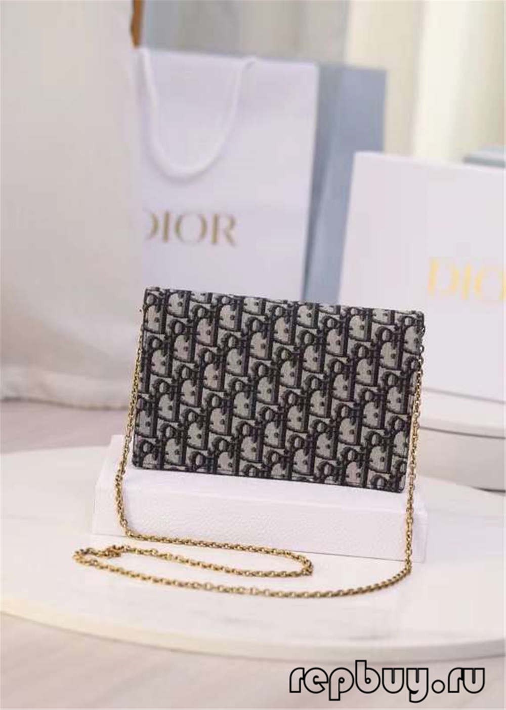 Dior top replica saddle clutch bag 22cm blue jacquard fabric Oblique print (2022 Latest)-Best Quality Fake Louis Vuitton Bag Online Store, Replica designer bag ru