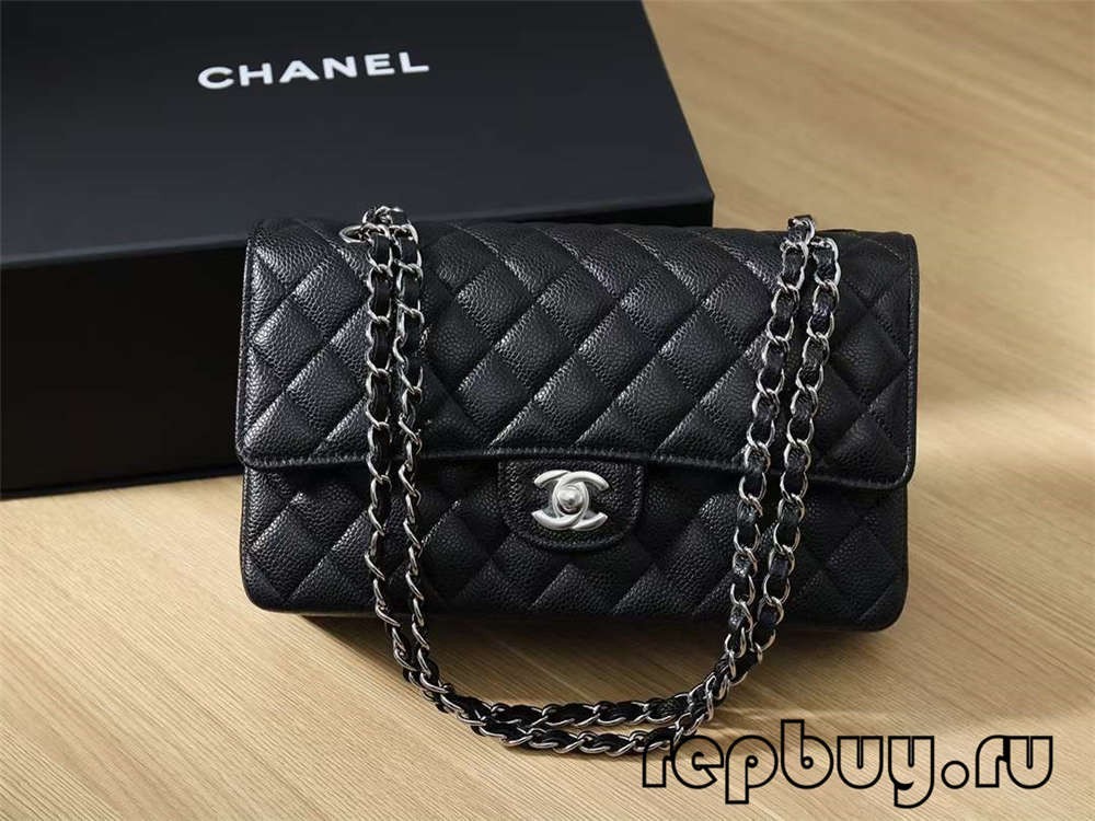 Shebag All-time Best Seller——Top Replica Chanel’s Most Classic Medium 25cm Classic Flap (Chanel CF Caviar Leather Black) (2022 updated)-Best Quality Fake Louis Vuitton Bag Online Store, Replica designer bag ru