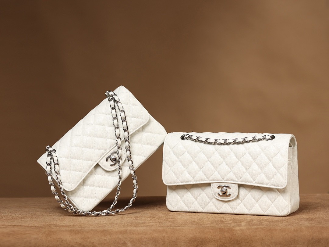 How Good quality is a Shebag White Chanel Classic Flap bag？（2023 updated）-Best Quality Fake designer Bag Review, Replica designer bag ru